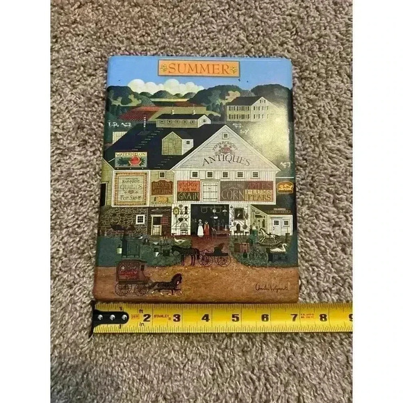 Charles Wysocki | Bradford Exchange | Summer | Peppercricket Farms Plate - Picture 7 of 7